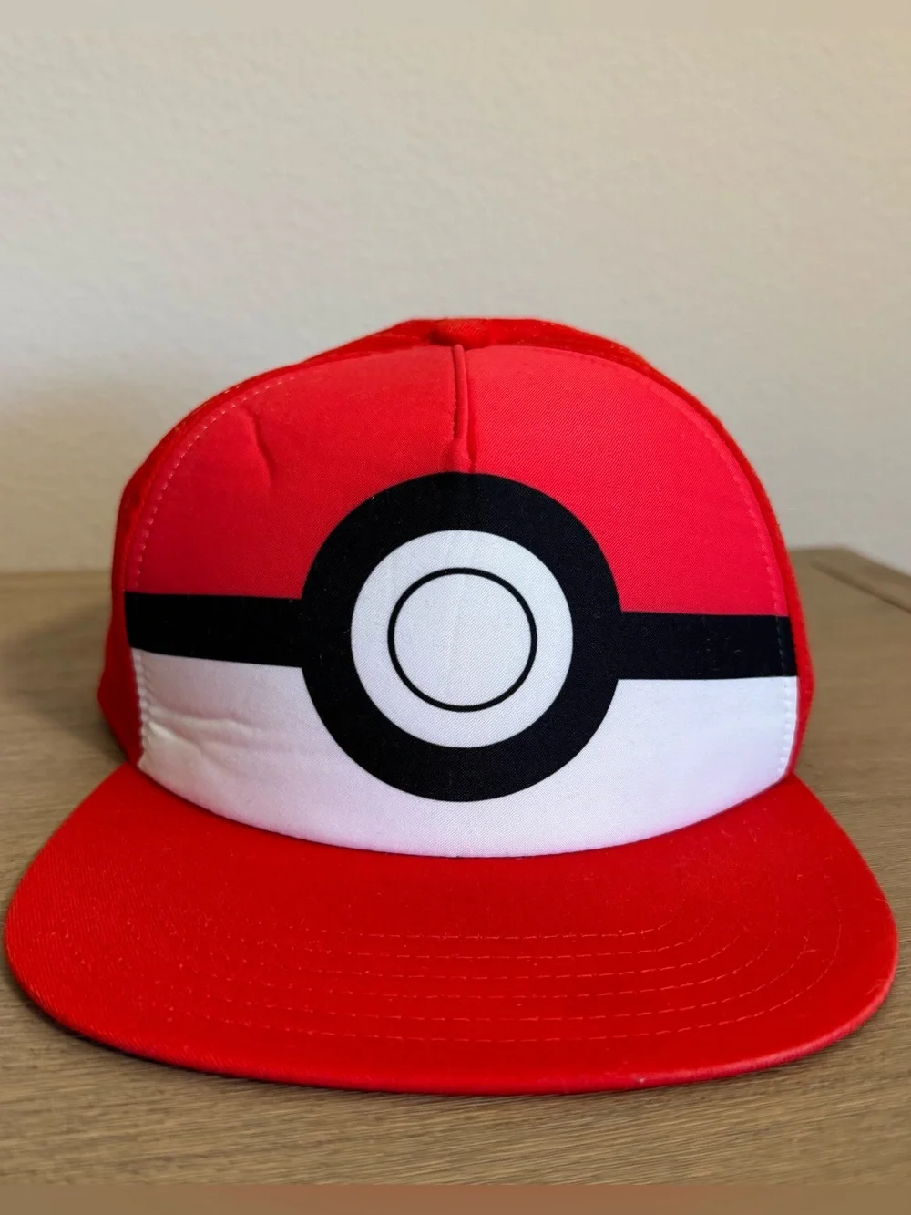 Pokemon Pokeball Youth OSFM Snapback Hat Red White Black